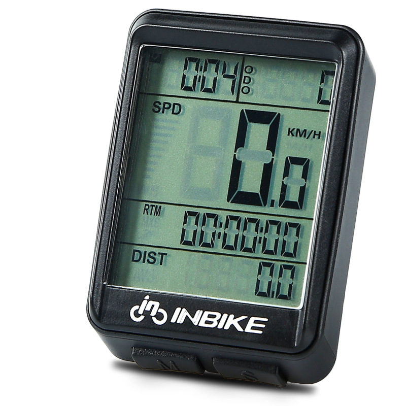 Inbike Cross-Border E-Commerce English Bicycle Speed Meter Wireless Mountain Bike Velometer Bicycle Odometer