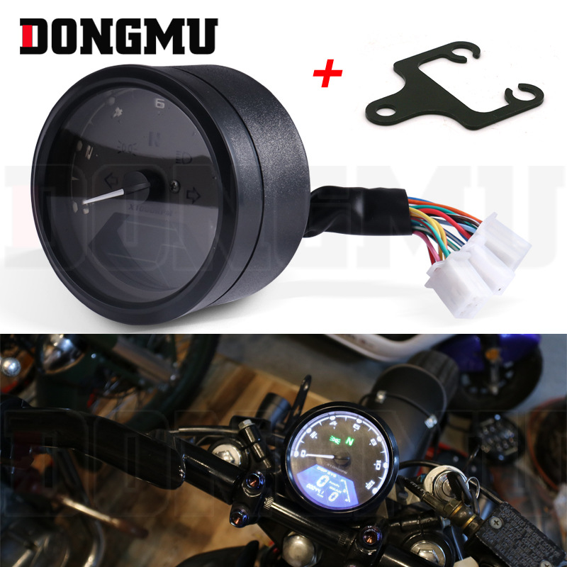 Motorcycle Meter Baboon LCD Meters Motorcycle Odometer Tachometer Speed Meter LCD Meter