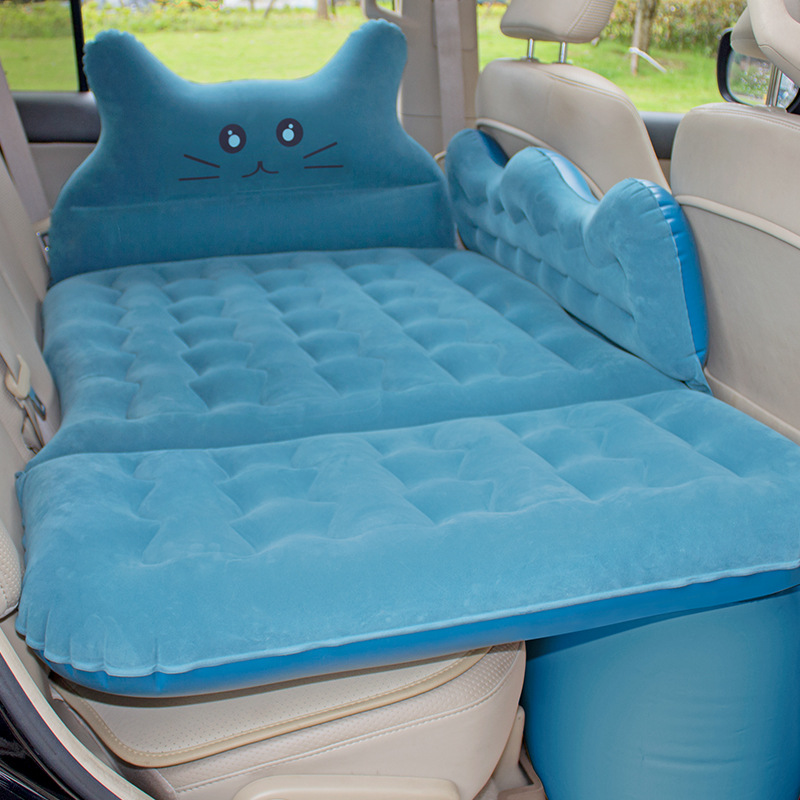 VehicleMounted Inflatable Bed Car Travel Car Inflatable Mattress SUV Car Rear Exhaust Cushion Sleeping Bed