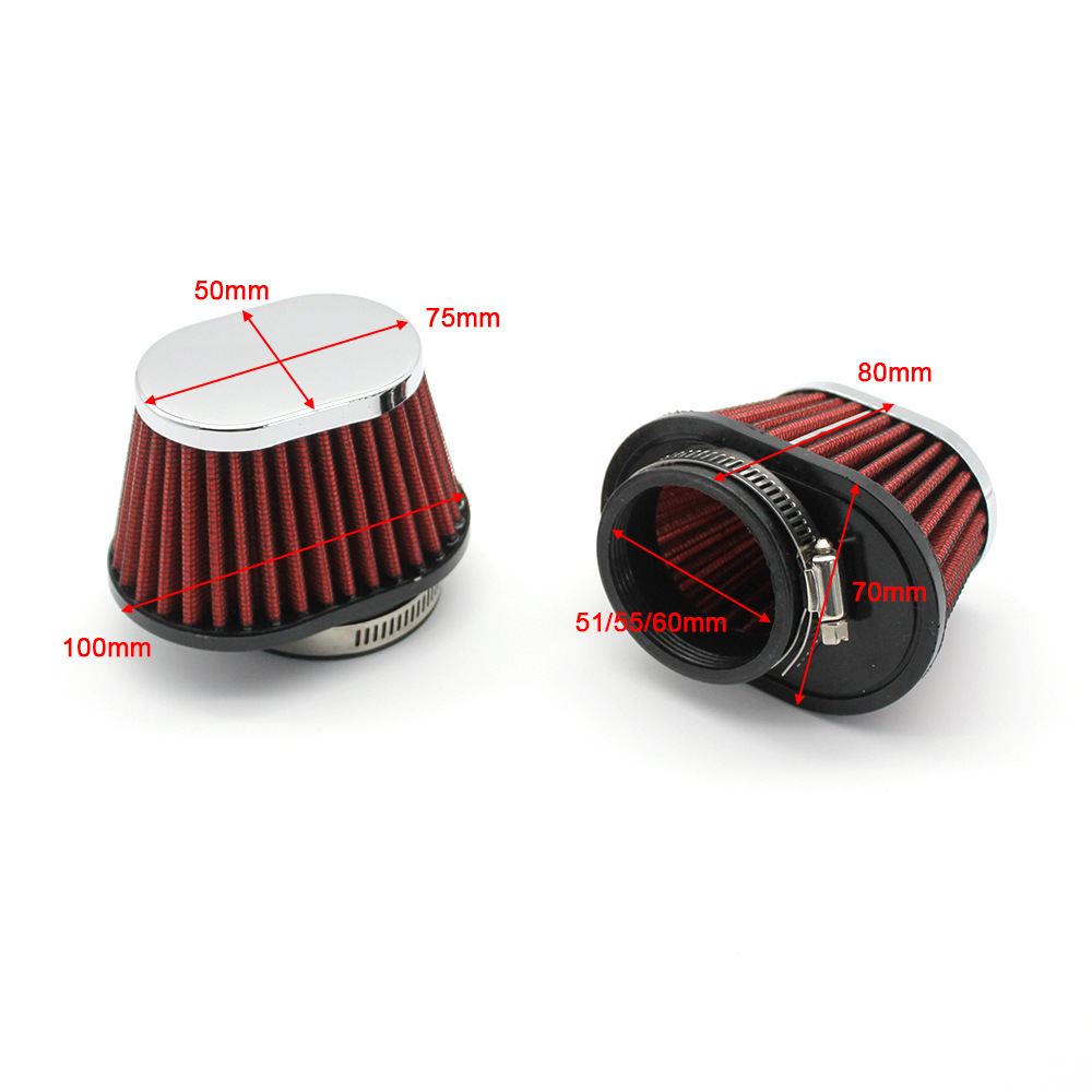 Car Intake Modification 515560mm Air Filter Motorcycle Exhaust Gas Filter Mushroom Mushroom Head