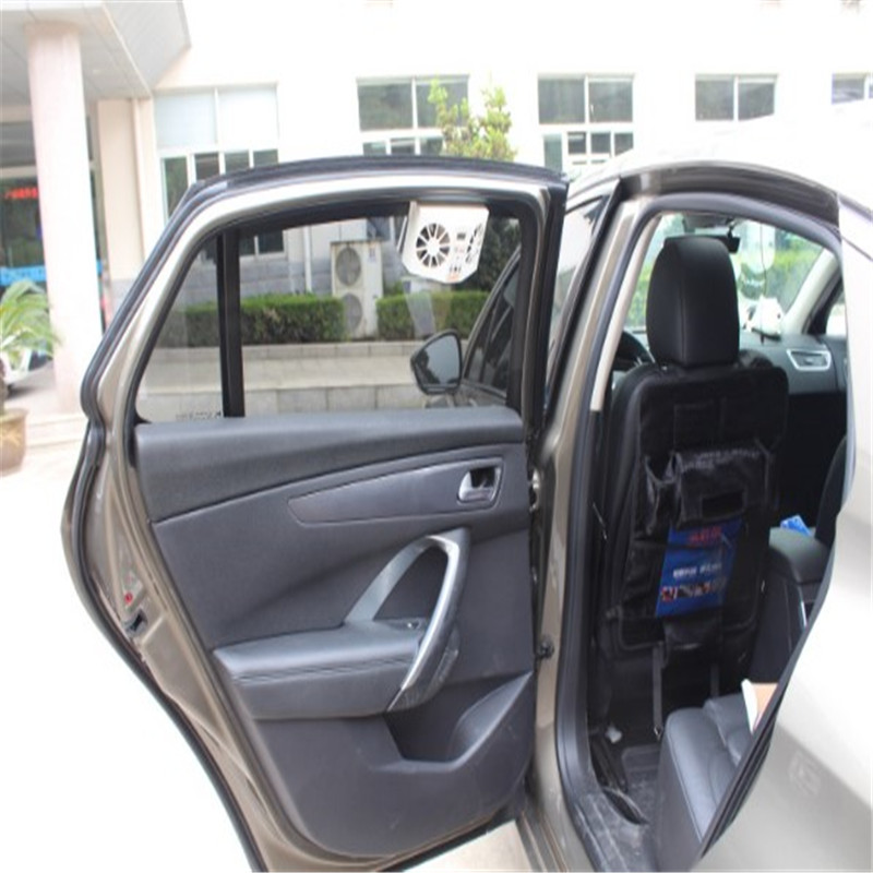 Solar car ventilation fan double exhaust car exhaust cooler