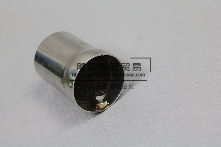 Motorcycle Modified Catalyst Mute Catalyst Muffler Reinforced Mute Catalyst Silencer Plug 51 Stainless Steel Muffler
