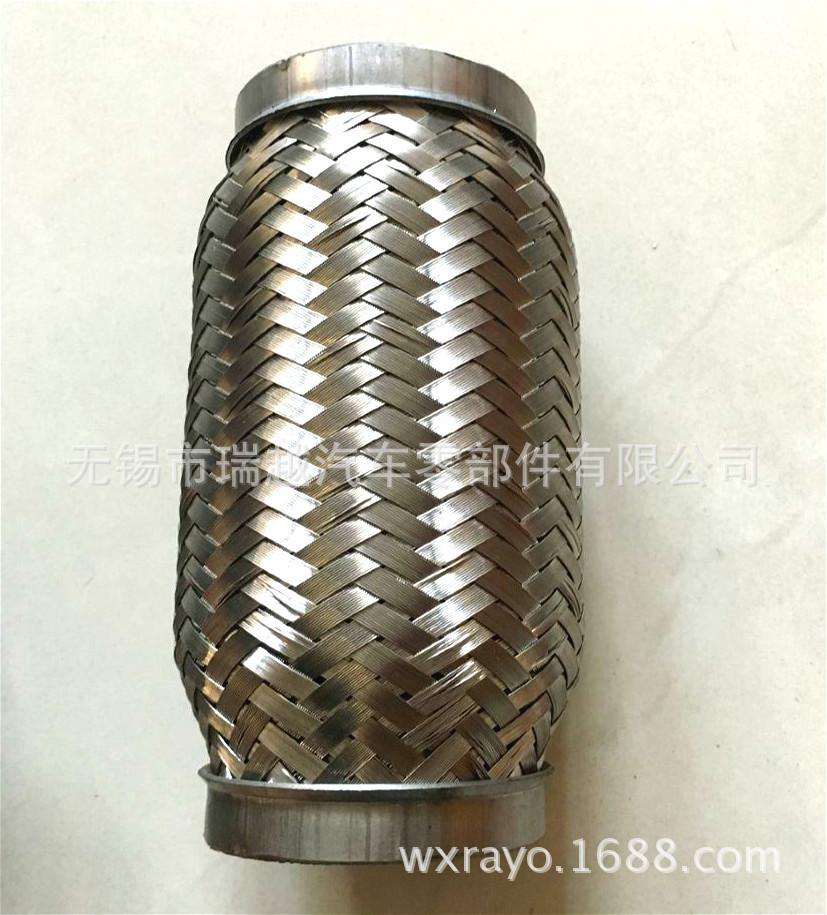 Foreign Trade Export Automobile Exhaust Pipe Corrugated Soft Connection Muffler Stainless Steel Braided Hose