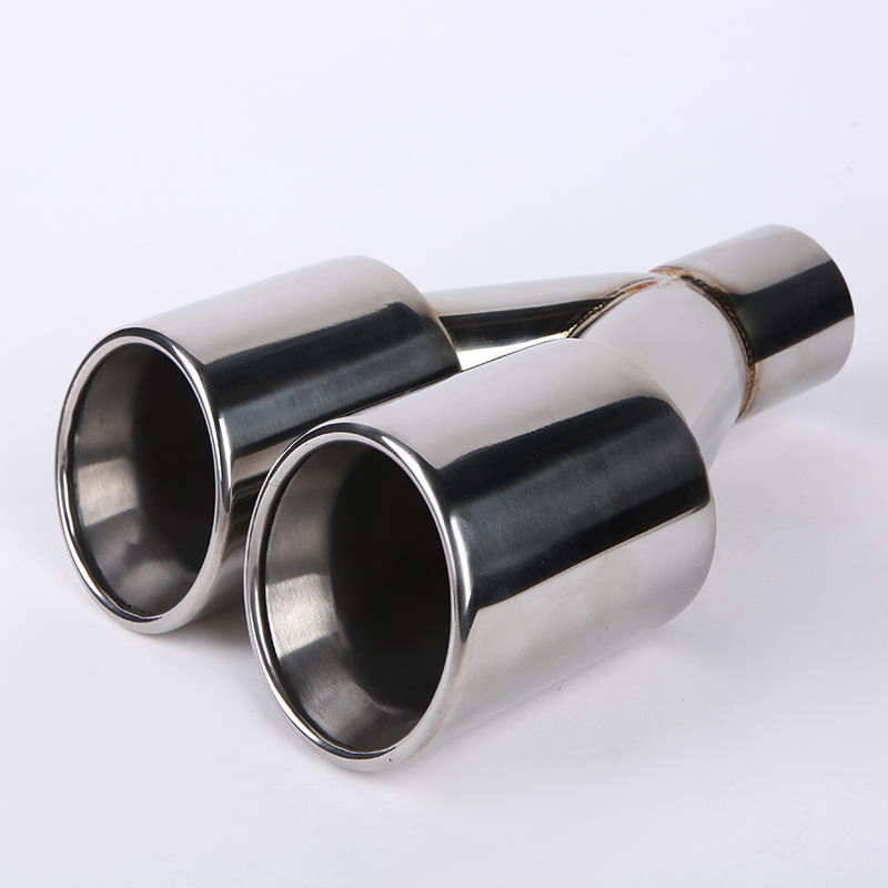 Automobile tail throat exhaust pipe tail throat general purpose exhaust stainless steel exhaust hood exhaust cylinder tail ring muffler modification