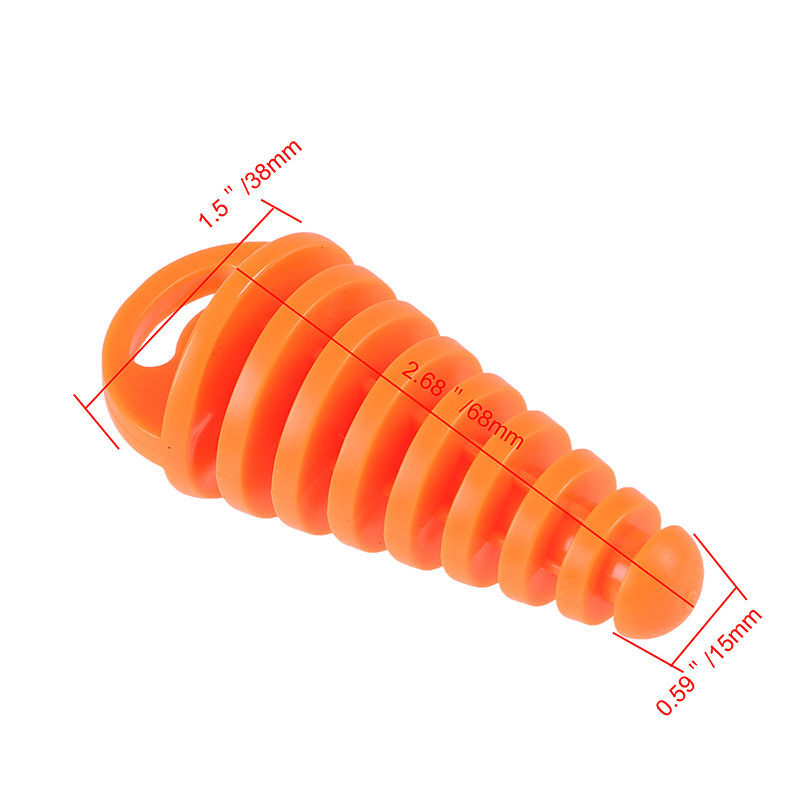 Motorcycle Accessories off-Road Motorcycle Exhaust Pipe Rubber Stopper Muffler Tail Throat Waterproof Small Size Plug