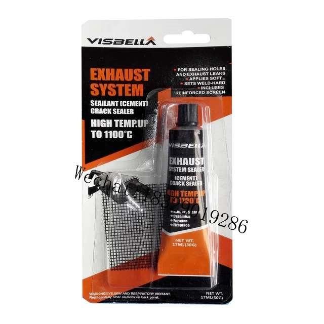 VISBELLA 1000℃ High temperature resistant  exhaust system /tailpipe &amp;muffler sealer cement 