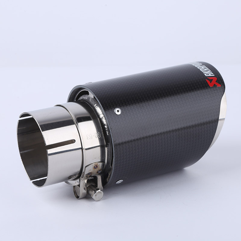 Manufacturers Produce Car Scorpio AK Outlet 89mm101mm Carbon Fiber Tail Throat Exhaust Pipe Muffler