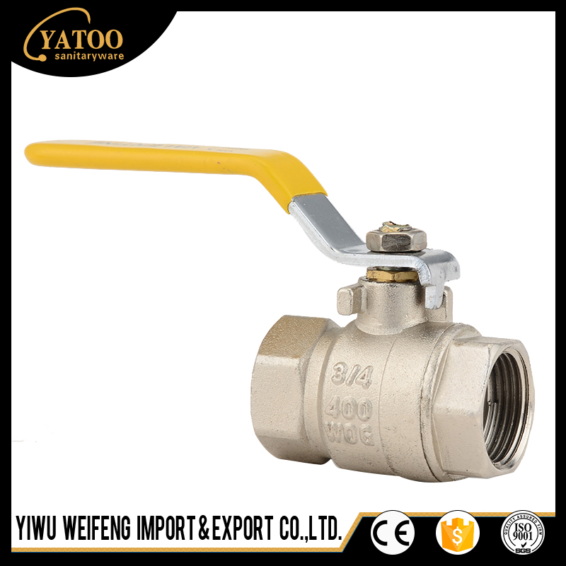 The handle of the valve and valve screw thread ball valve brass copper nickel
