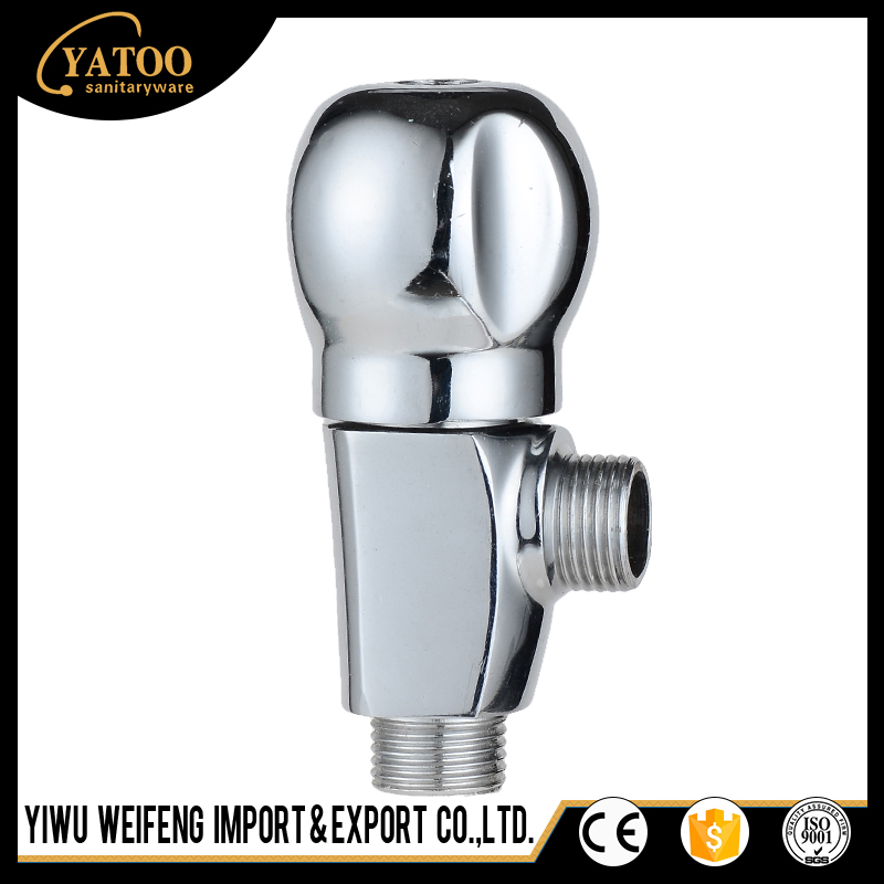 All refined copper thickening triangle valve hot and cold water valve stainless steel valve switch 304