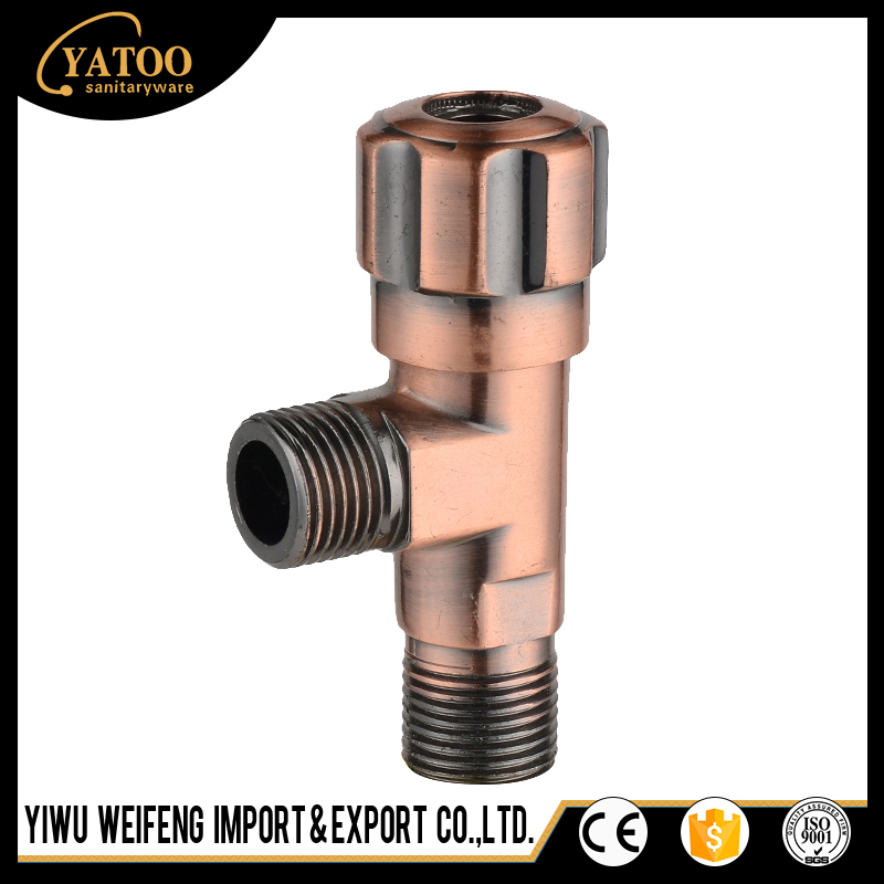 European zinc alloy angle valve water valve cold and hot water switch valve
