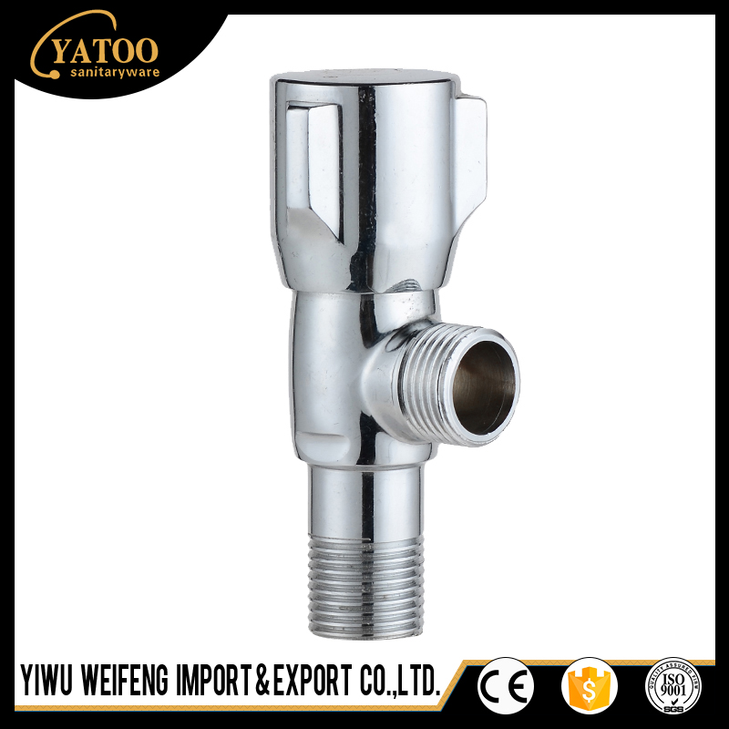 All copper triangle valve zinc alloy angle valve hot and cold water stop valve 304 stainless steel