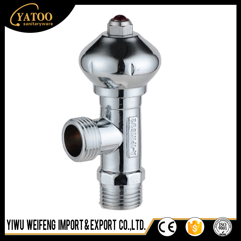 Water stop valve all copper triangle valve zinc alloy angle valve hot and cold water 304 stainless steel