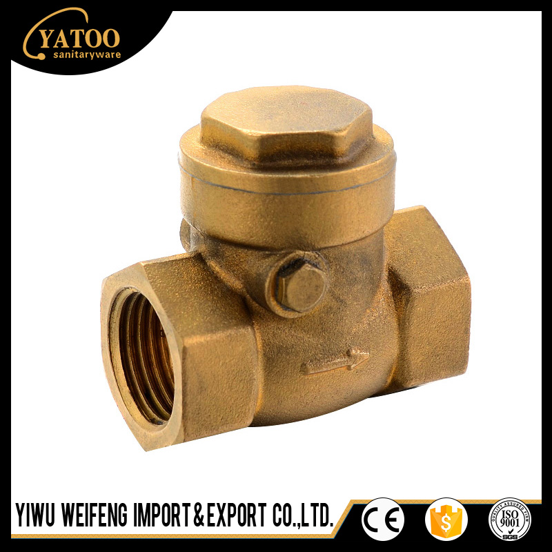 Brass check valve forging baffle check valve common soft seal hard seal valve manufacturers build