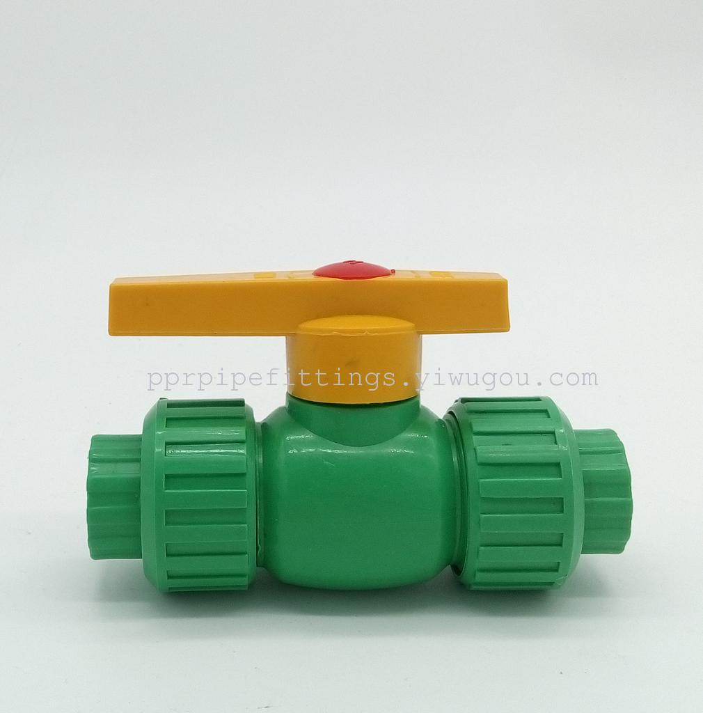 PPR ball valve double union ball valve manufacturers supply steel core plastic ball valve