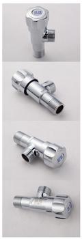 Thicken the hot and cold water all-copper triangle valve explosion proof General valve for hot and cold faucet valve