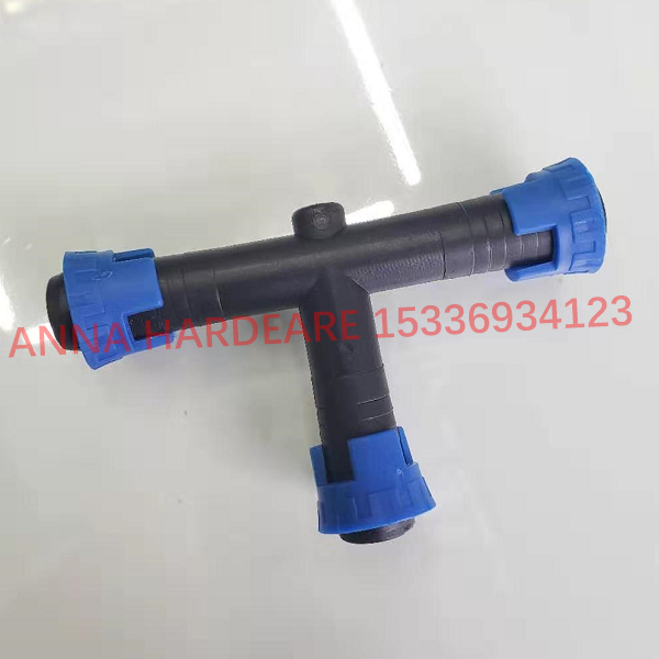 16mm Irrigation with switch valve pipe three-way valve drip irrigation with bypass valve drip irrigation with drip pipe 