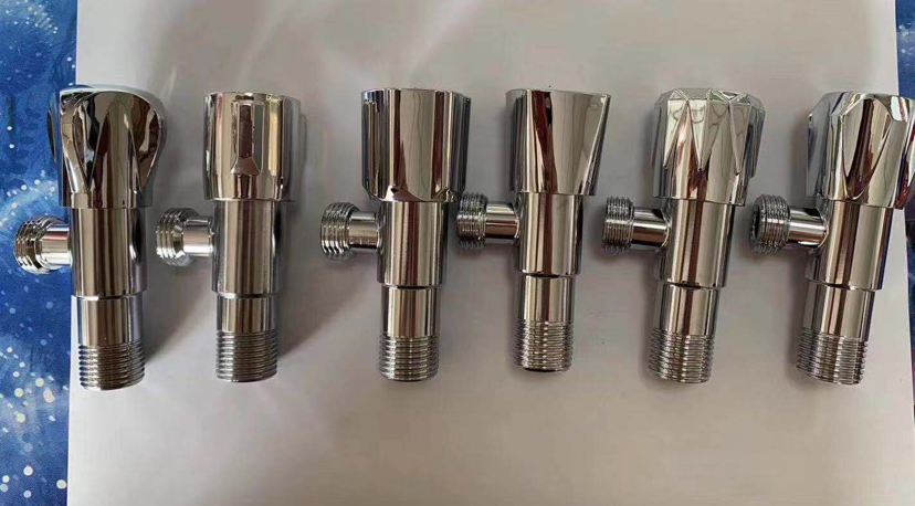 Angle Valve Copper Thickened Water Heater Special Stainless Steel Angle Valve Household Hot and Cold Water Triangle Valve Kitchen Bathroom