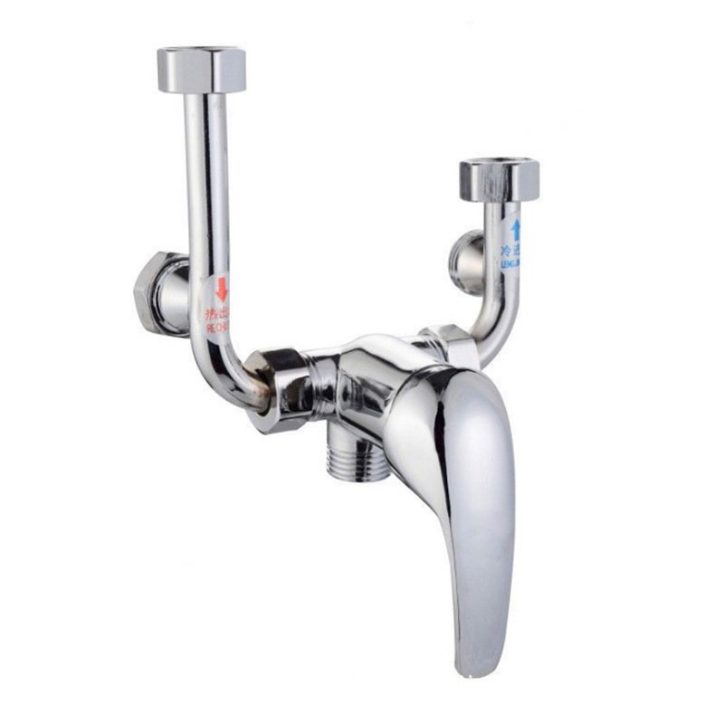 Electric Water Heater U-Shaped Mixing Valve Hot and Cold Mixing Valve Shower Faucet Surface Mounted Electric Heating Mixing Valve Factory Direct Sales