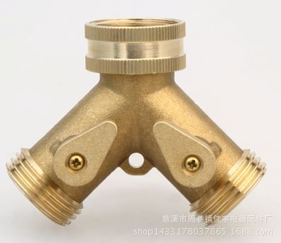  Garden Ball Valve American Garden Double-Pass Ball Valve Garden Copper Ball Valve Two-Way Joint