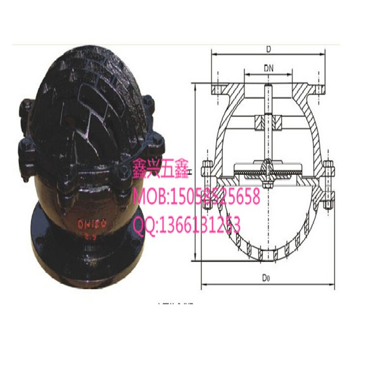 Filter valve nodular cast iron valve soft sealing gate valve