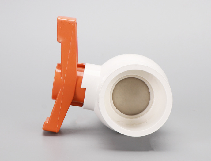 Factory Wholesale PVC Water Supply Flat Screw Water Pipe Ball Valve Water Stop Ball Valve Plastic Valve Specifications 20-160