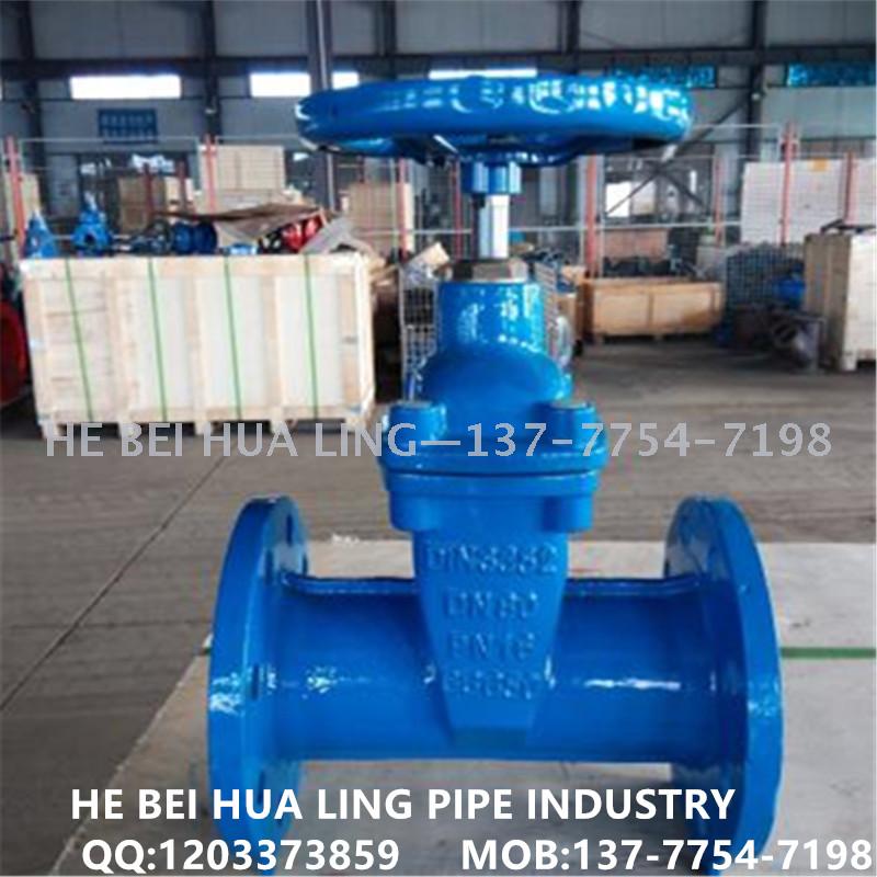 Factory direct valve dark stem soft seal gate valve dark stem resilient seat seal gate valve ductile iron