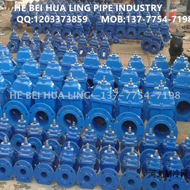 Ductile iron of Soft seal gate valve large diameter resilient seat seal gate valve flange dark stem gate valve ductile iron