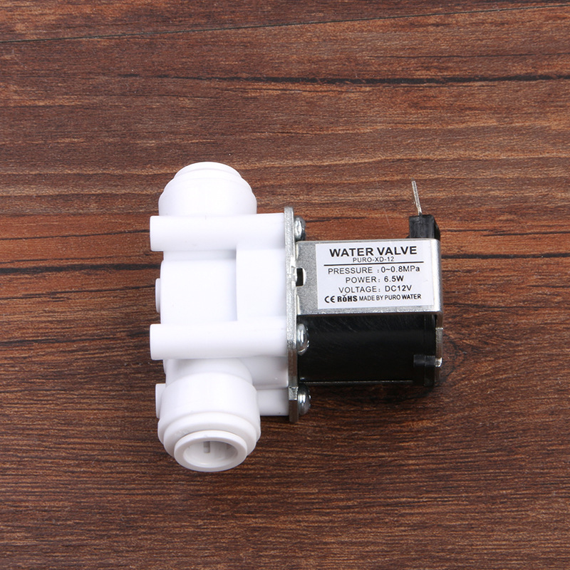 Valve 12v3 Points Quick Connection Inlet Valve Normally ClosedType Tea Stove Modified Water Inlet Solenoid Valve