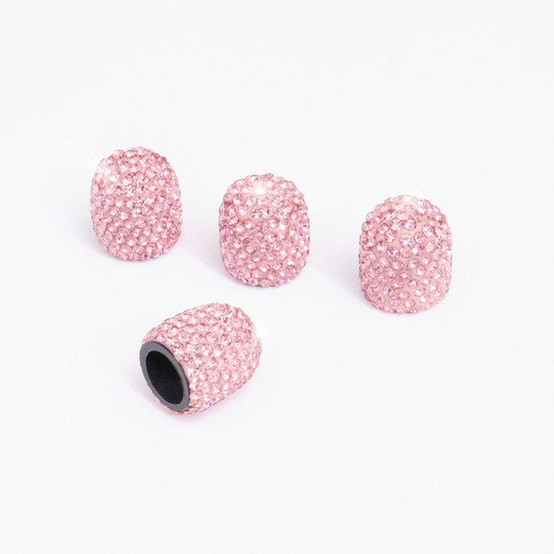 Cross-Border New Creative Valve Cap Diamond-Embedded Modified Valve Core Cap Amazon Cross-Border Universal Valve Core