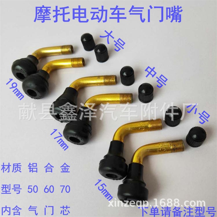 Motorcycle Electric Vehicle Vacuum Tire Valve Tr161 Alloy Vacuum Tire Valve Steam Cap Tire Valve