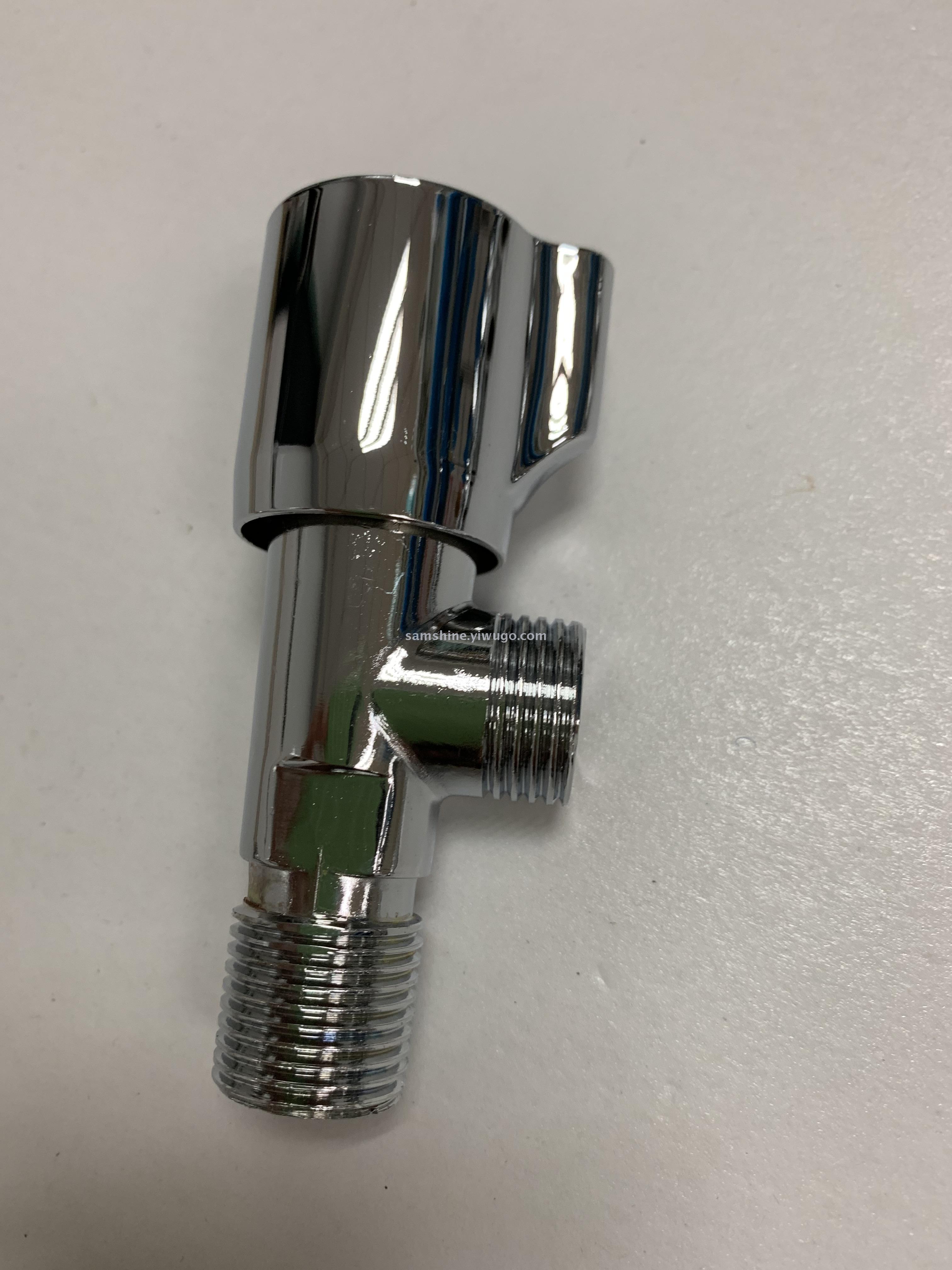 Professional production of zinc alloy thick triangle valve stainless steel right Angle valve