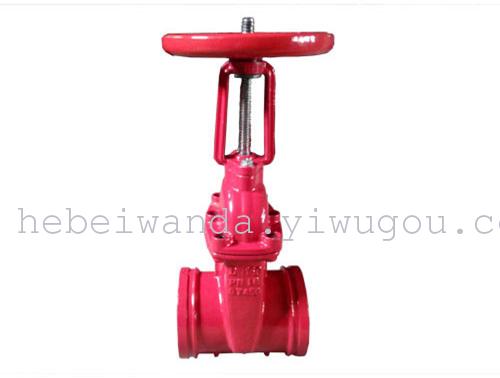 Manufacturer direct light bar soft sealing groove gate valve