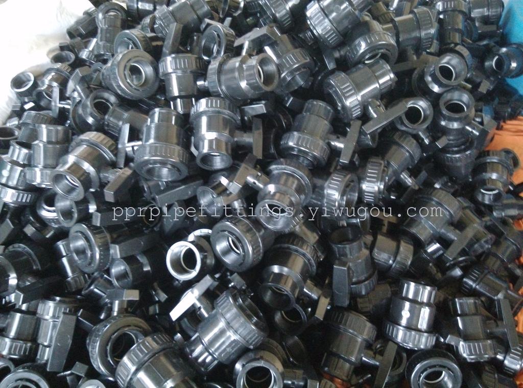 PVC simple ball valve ball valve ball valve socket UPVC flat valve quick opening valve