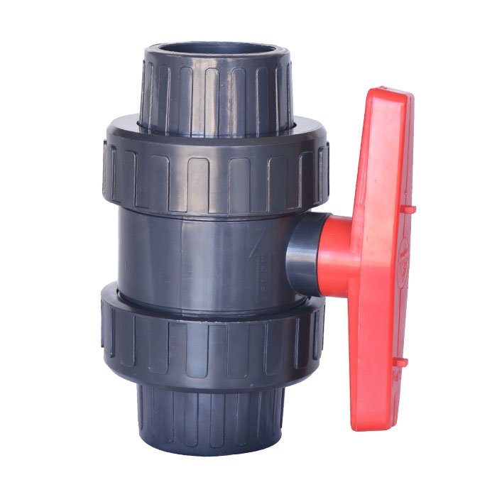 PVC double-sided oil free ball valve