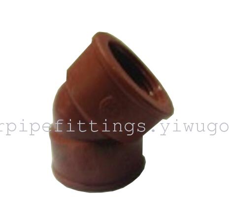  (PP) plastic  material thread water pipe special copper ball valve red brown
