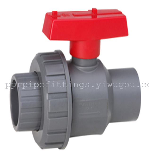 UPVC full plastic ball valve PVC single by the order of the ball