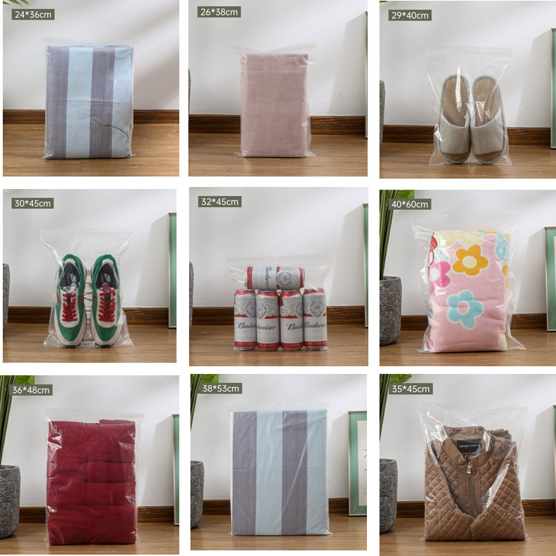 Factory in Stock PE Valve Bag 7*10cm36 Pack Sealing Bone Bag Plastic Bag Transparent Thickened Plastic Sealed Bag