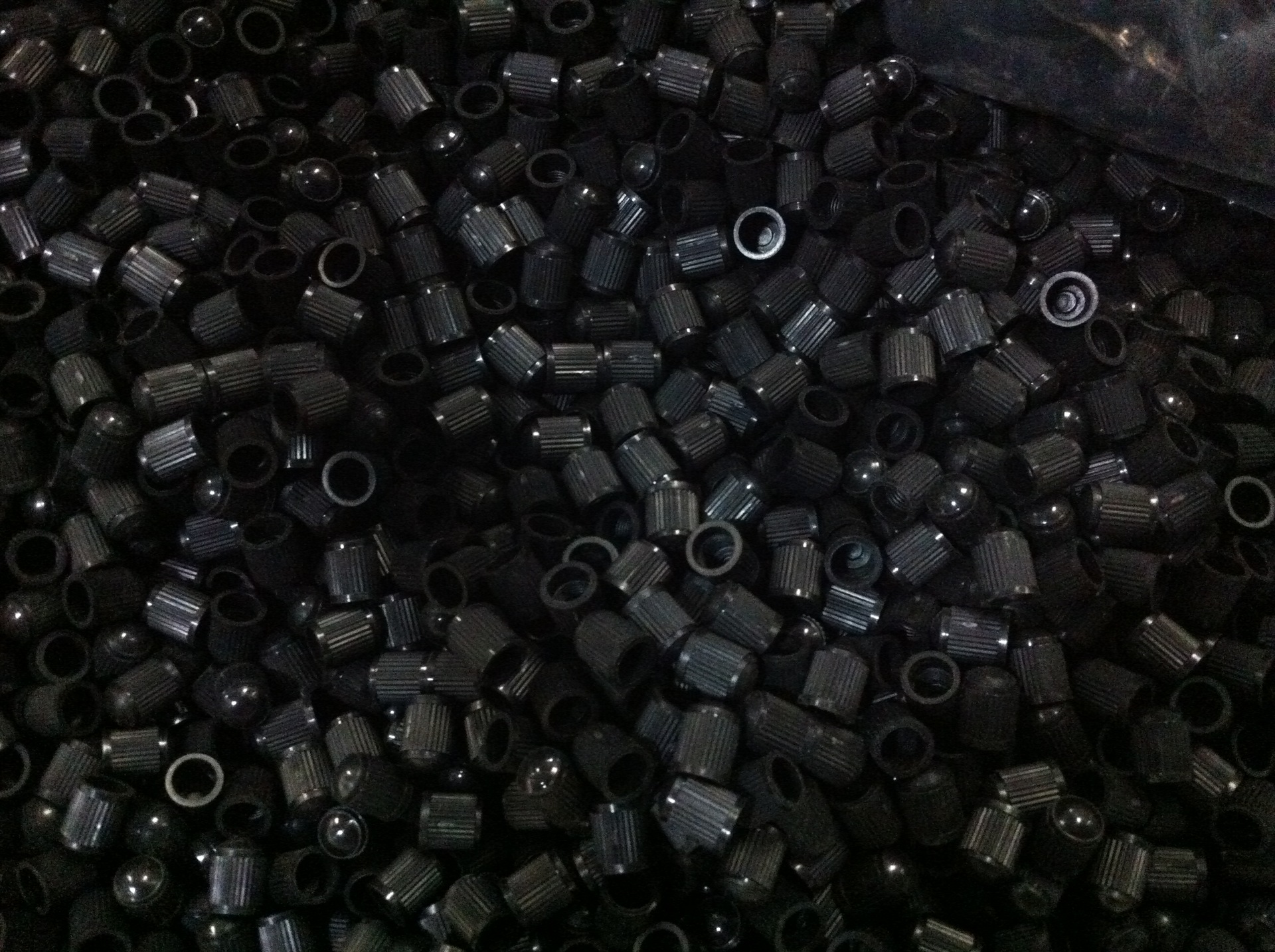 Factory Direct Sales Car Bicycle Tire Black Plastic Valve Cap Dust Cover Dust Cap
