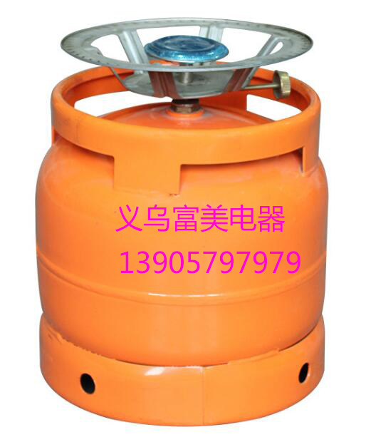  specializing in the production of liquefied gas 3KG cylinder camping double cover hexagon valve liquefied gas cylinder