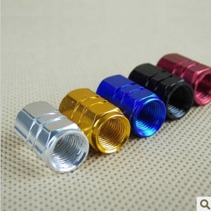 Tyre screw cap automobile tyre gas nozzle aluminum alloy tyre air valve mouth cover 4