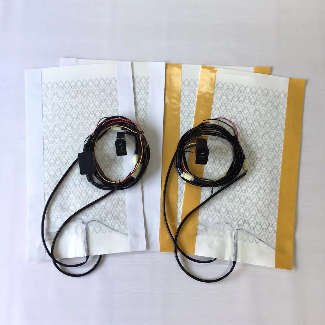 Seat Universal 5Speed Temperature Control Heating Switch Carbon Fiber Heating Pad Single Wave Wheel Double Wave Wheel