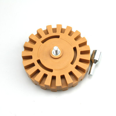 Decal Removal Eraser Wheel 4 Inch Eraser Wheel Sticker Adhesive Remover with Drill Adapter