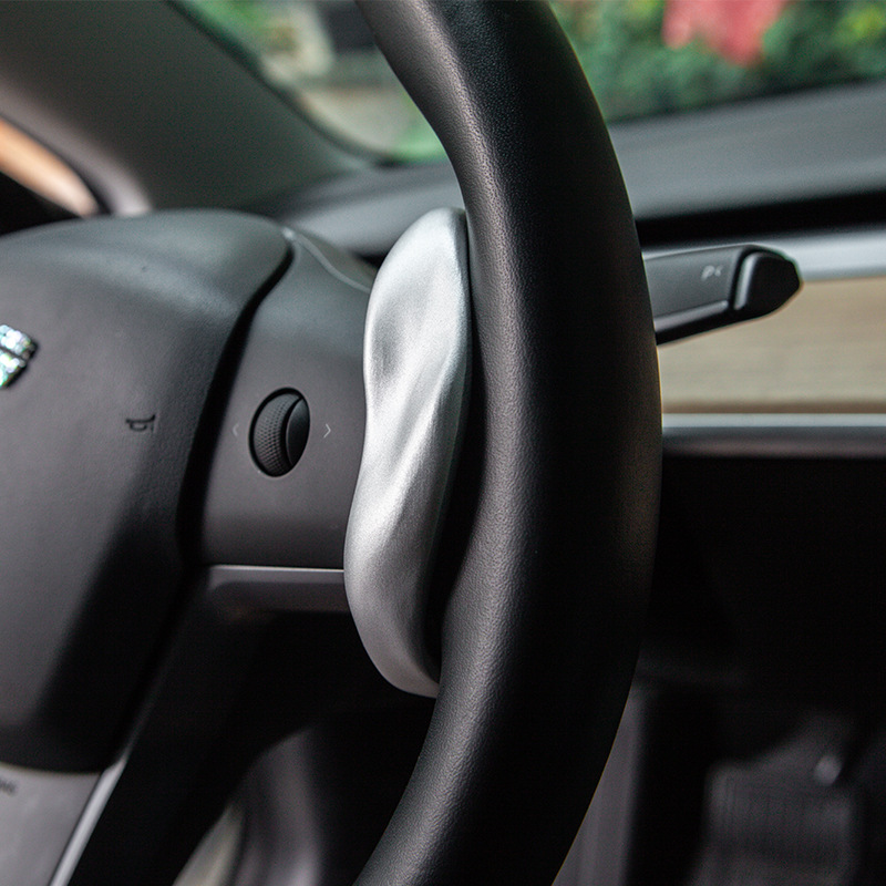 Applicable to Tesla Model3xs Steering Wheel Booster Automatic Auxiliary Driving Gadgets Heavy Ring Counterweight Ring