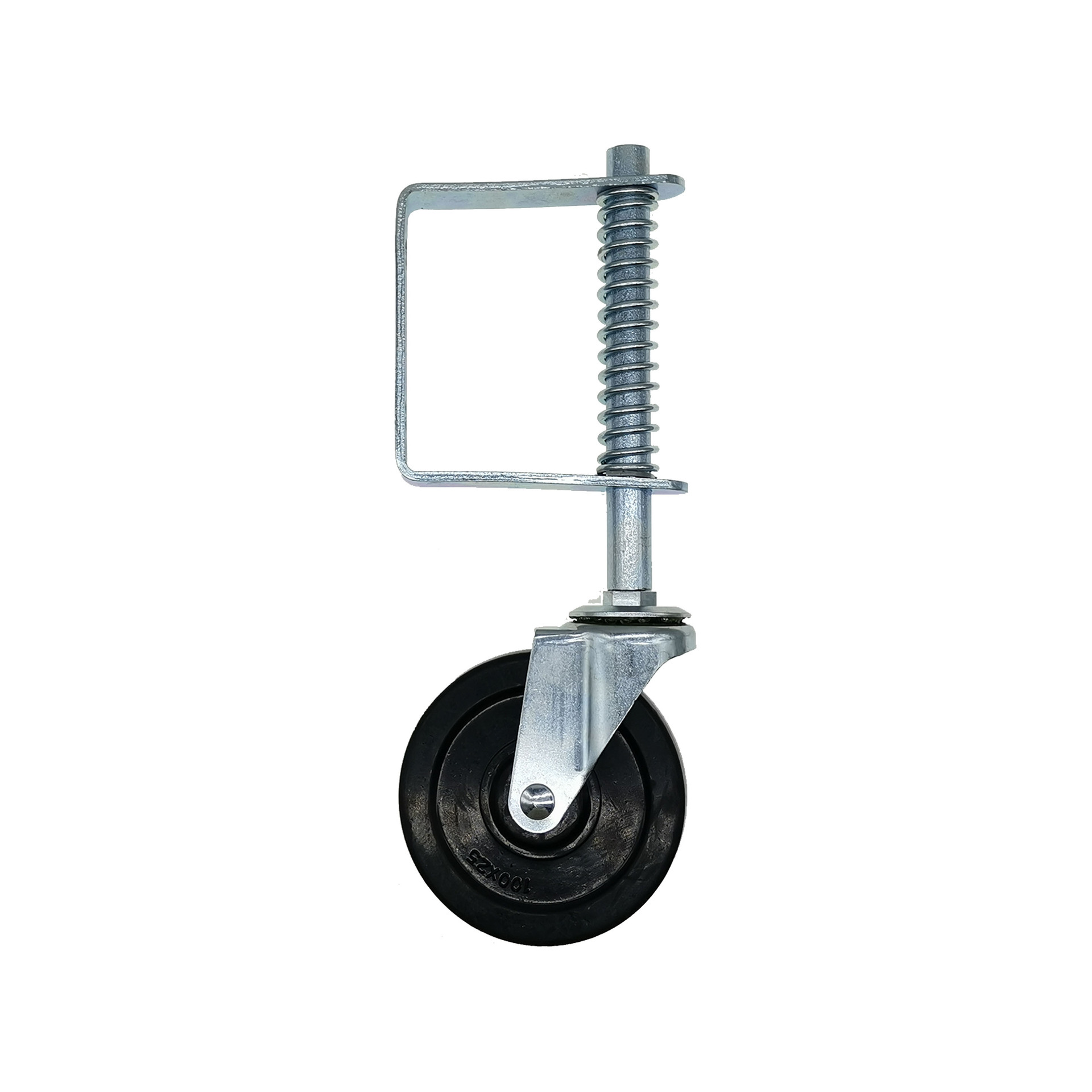 SOURCE Goods 4Inch Spring Wheel Door Accessories Shock Absorber Wheel Household Door Caster Uneven Road Surface