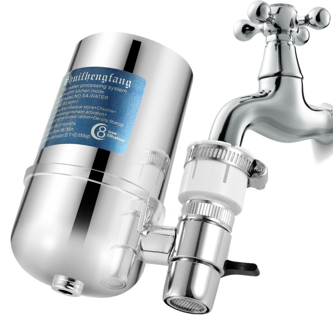 Electroplating Household Water Purifier Kitchen Purifier Faucet Filter Household OEM Labeling Processing