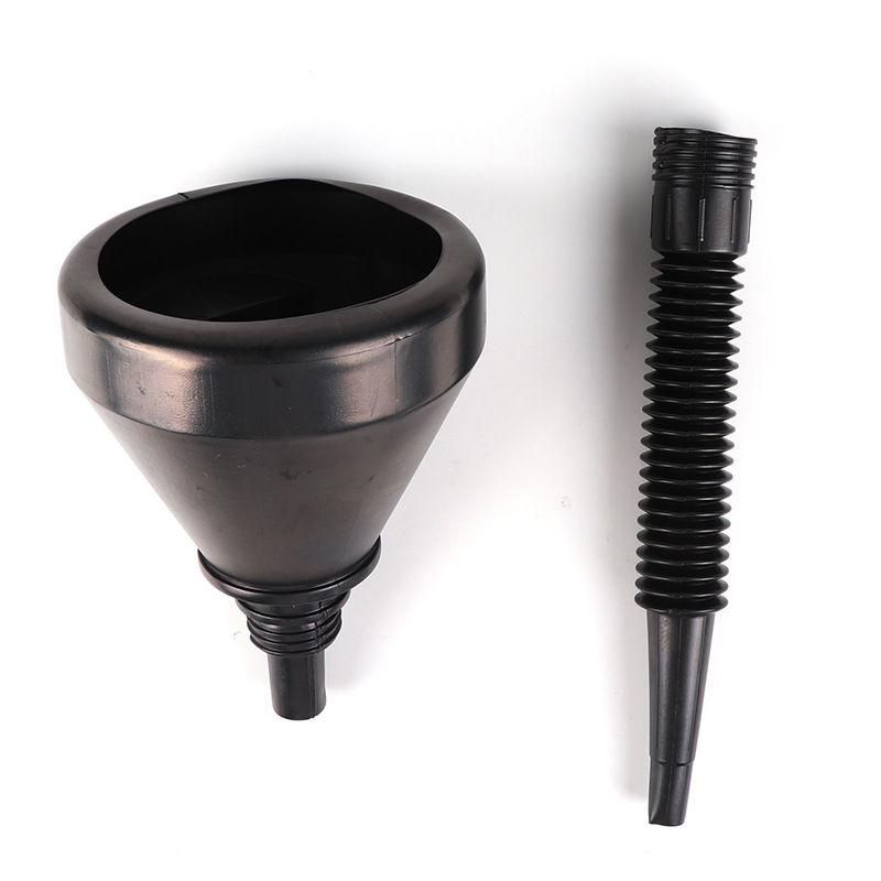 Car Fuel Funnel Plastic Flexible Hose Portable Mini Motorcycle Telescopic Oil Filter Cone