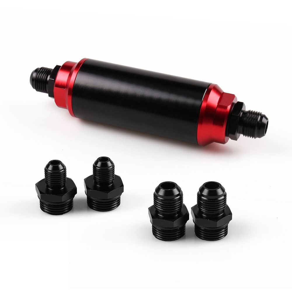 Car Modified General 44mm Oil Fuel Filter Oil Filter Element Filter Connector AN6 An8 AN10