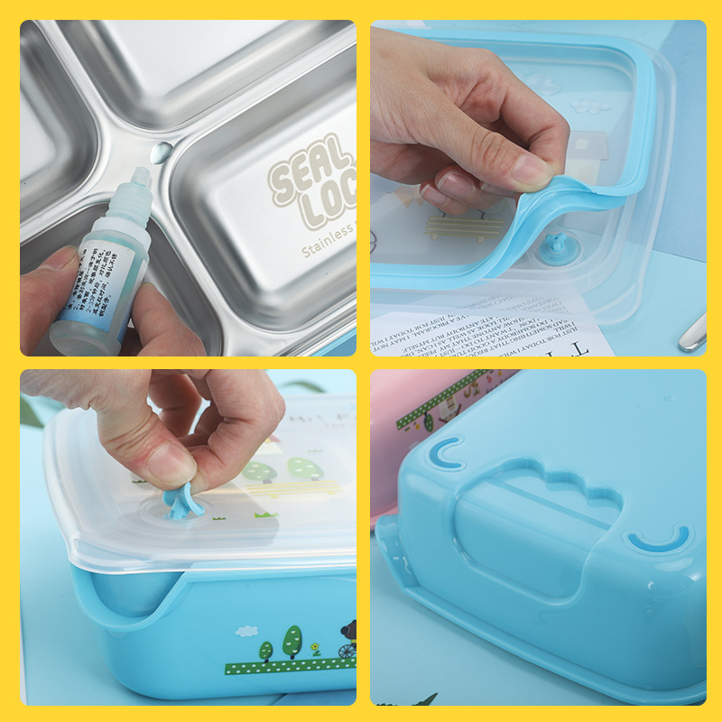 SEAL LOCK 304 stainless steel high capacity lunch box for children, students and Adults