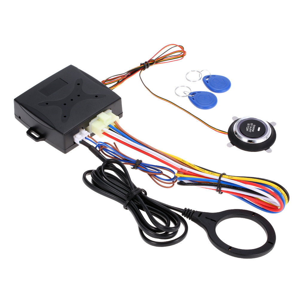 Push Start Stop Button One-Click Start with Hidden Lock Function Sensing Recognition Distance 3 ~ 5cm
