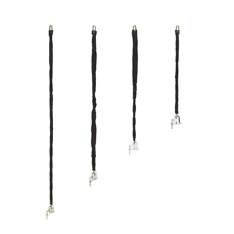 Blade Suit Cloth Chain Lock Iron Cloth Wrapper Chain Lock Copper Core round Head Chain Lock Bicycle Motorcycle Lock Spot